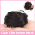 thumbnail image 2 of Postiches Chignon Spatial Mini Pince à Griffes Chignon Cheveux Oreilles de Chat Décoiffées Extension de Cheveux Beigne Chignon, 2 of 6