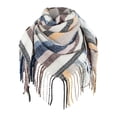 thumbnail image 1 of Penkiiy Foulard pour Femmes Mode Hiver Femmes Foulard Colorée Foulard Décontractée à Franges Châle F Foulard, 1 of 5