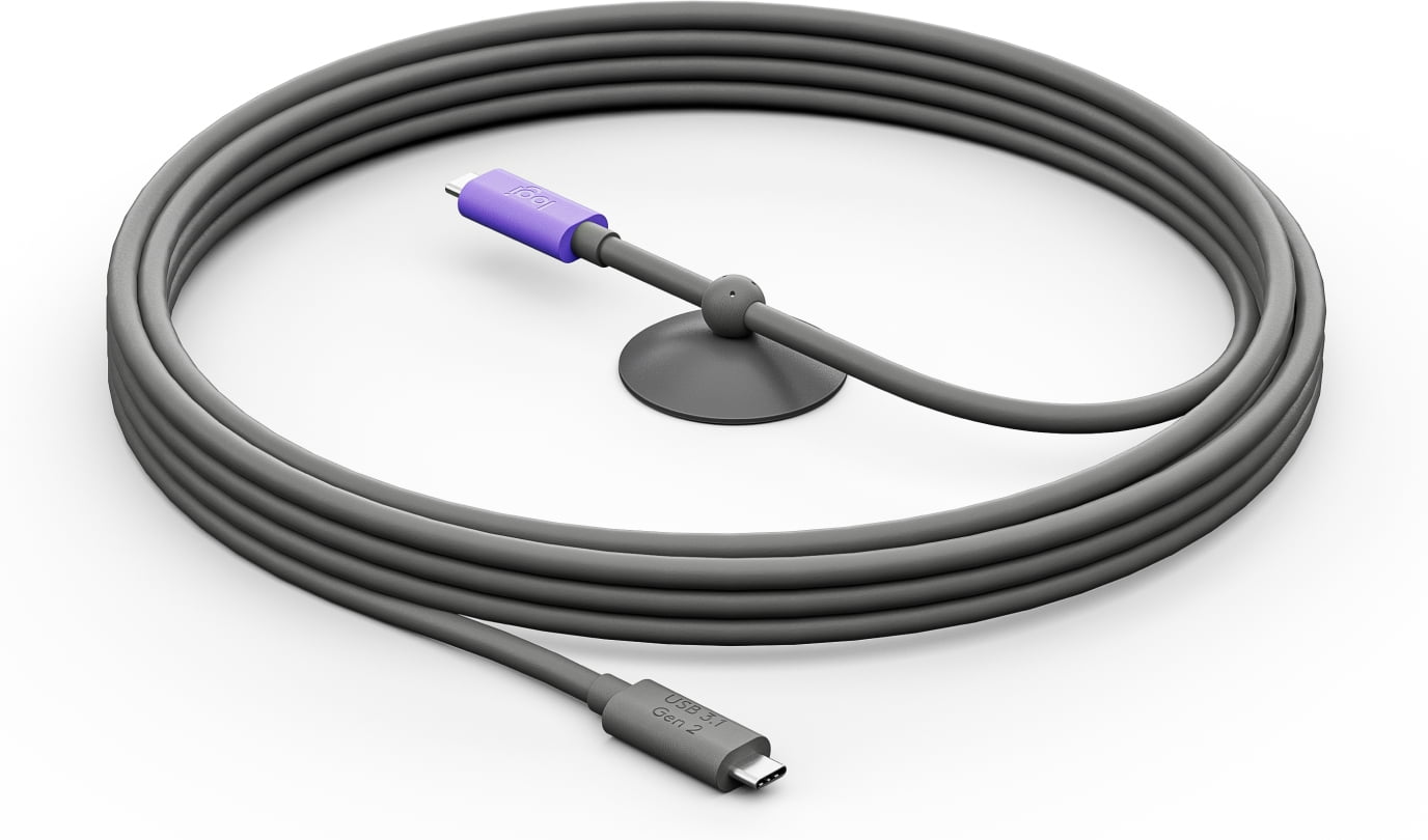Logitech - MeetUp2 Aktives Câble USB 5 m USB3.1 Gen2 USB-C