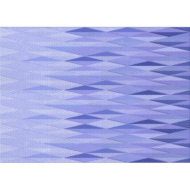 Ahgly Company Tapis d'Intérieur Lavables à la Machine, Rectangle de Transition Bleu Ardoise Clair, 2' x 5'