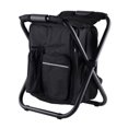 thumbnail image 1 of Large Lightweight Backpack Cooler Chair, High Capacity, Keep Stable Portable for Camping, Fishing, Hiking, 1 of 8