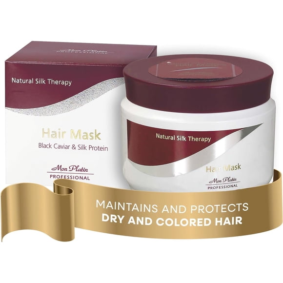 Mon Platin Natural Silk Therapy Hair Mask Black Caviar & Silk Protein 500ml 17fl.oz