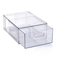 thumbnail image 3 of Mainstays Clear Glossy Plastic Pull-Out Closet Drawer Medium Size, Adult Size, 3 of 9