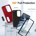 thumbnail image 4 of For Samsung Galaxy S26 5G 6.3" Phone Case with Built in Kickstand, Shockproof/Dustproof/Drop Proof Heavy Duty Military-Grade Rugged Protective Cover for Samsung Galaxy S26 5G,Red,For Galaxy S26 5G, 4 of 8