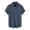 Navy, variant on ZMFXJPE Men's Dress Shirt Button up Short Sleeve Work Shirts Casual Summer Beach Wedding Hawaiian Shirts with Pocket Vacation Shirt Loose Fit,L