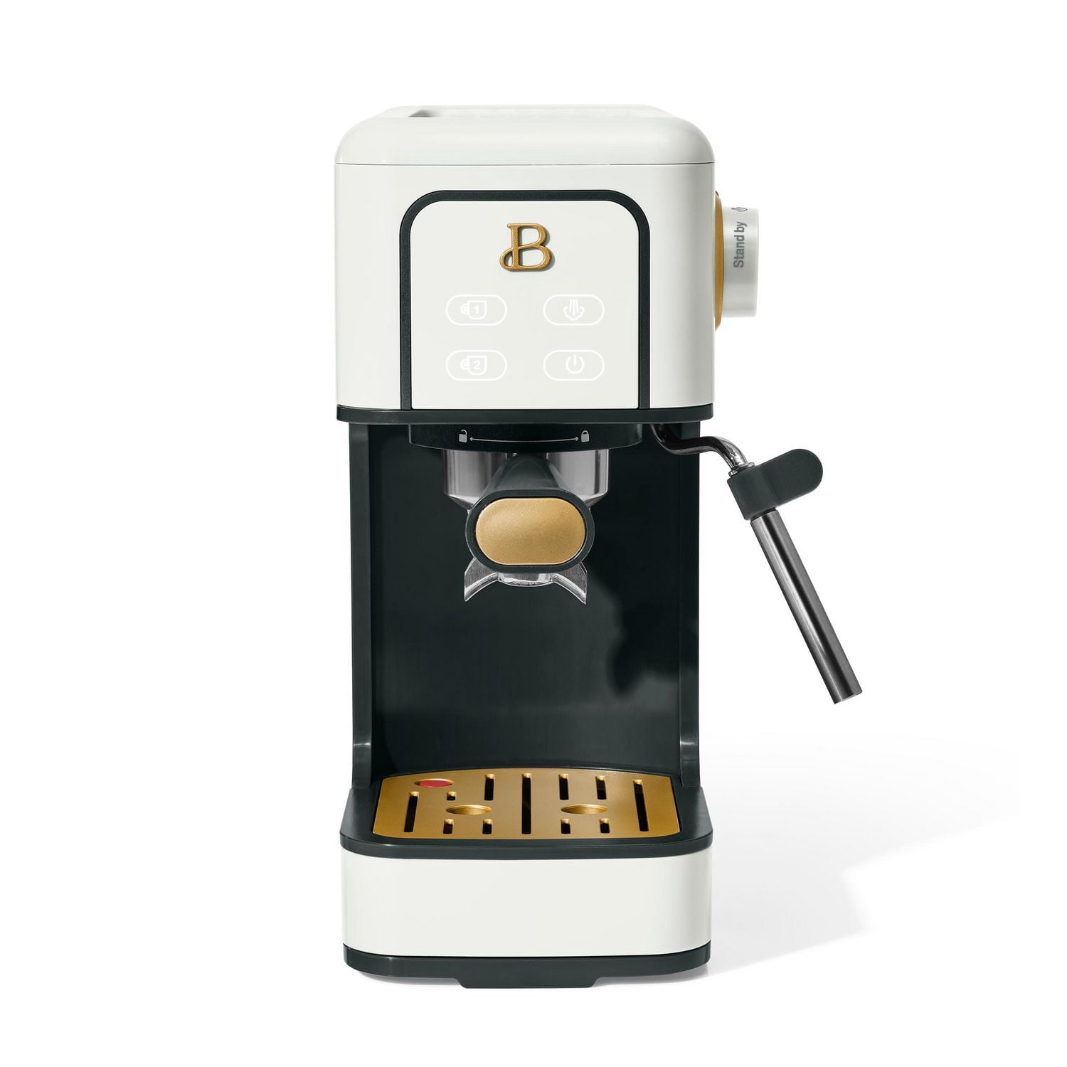 Beautiful By Drew Barrymore Slim Espresso Maker with 20-Bar Pressure