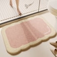 thumbnail image 2 of Yhmxh Creamy Style Imitation Sheep's Wool Entrance Mat For Bathroom Water Absorbent Non Slip Great For Home Shower Bathroom Use Washable Rug Anti-slip Rug Rugs for Living Room Outdoor Rug, 2 of 5