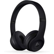 Restored Beats Solo3 Wireless On-Ear Headphones - W1 Chip, Class 1 Bluetooth, 40 Hours of Listening Time, Built-In Microphone and Controls - (Black)