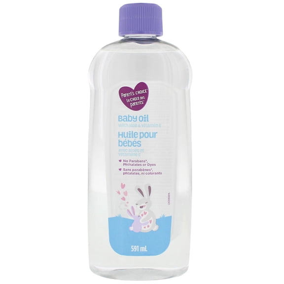 Parent's Choice Huile pour Bébé à l'Aloès & à la Vitamine E