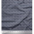 thumbnail image 1 of Soimoi Polyester Crepe Fabric Circle Small Print Fabric by The Yard 42 Inch Wide, 1 of 3