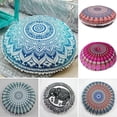 thumbnail image 3 of Luckyn 43CM Round Pattern Pillowcase Bohemian Cushion Cover Floor Cushion Pillows Cover, 3 of 5