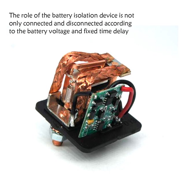 Ruiboury Battery Relay Start Switch Car Supplies Metal Handy Installation Long-lasting Professional Controllable RV Mass Switches 250A