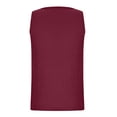 thumbnail image 3 of Timegard Camisoles Grande Taille pour Femmes Col Rond à Boutons Sans Manches Hauts Décontractés T-Shirt en Tricot Uni, 3 of 5