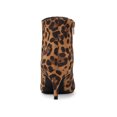thumbnail image 2 of Unique Bargains Bottines à Talon Aiguille à Bout Pointu à Fermeture Éclair pour Femmes, 2 of 7