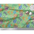 thumbnail image 3 of Soimoi Cotton Cambric Fabric Coral,Fish & Sea Turtle Ocean Print Fabric by Yard 56 Inch Wide, 3 of 3