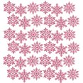thumbnail image 1 of Plastic Glitter Snowflake, 10cm, 30 Per Box, 1 of 5