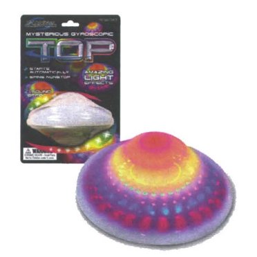 03-GTL01 - GYROSCOPE W/LIGHT AND SOUND EFFECT 3 AAA BATTERIES INCLUDED