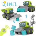 thumbnail image 3 of RC Robot Toys, Electric Remote Control Car Toys, Learning and Training Technology Vehicles, Assembling Remote Control Robot with Lights / Music, Kids RC Car, 3 of 7
