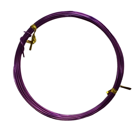 kurtrusly Craft Wires DIY Handicrafts Braided Thread Good Flexibility Durable Shiny Jewelry Lines Exquisite Design for Sculpturing Purple