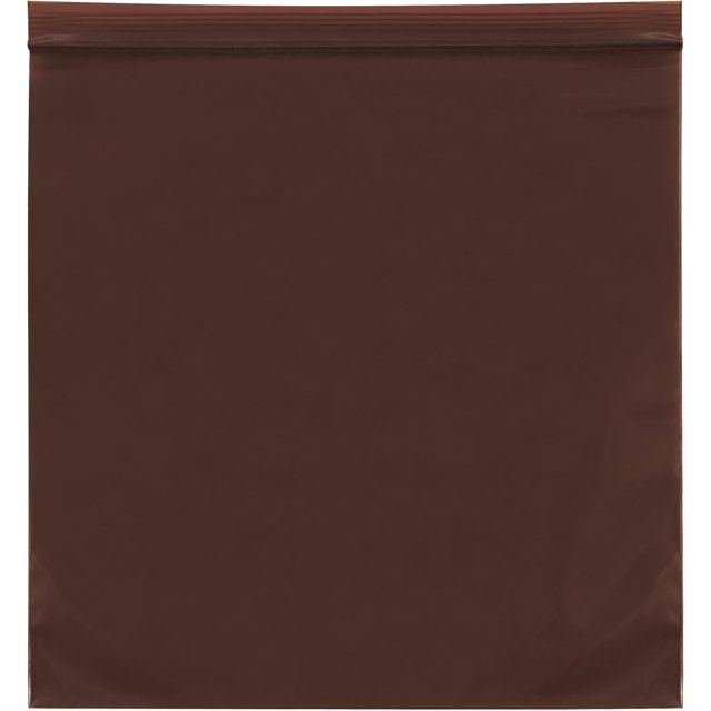 Poly Bag Guy 3" x 5", 3 Mil (1000/Case) Amber UV Protection Zipper Reclosable Plastic Poly Bags