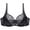 Noir, variante sur matoen Soutien-Gorge Sans Armature pour Femmes Mode Aguichant en Dentelle Couleur Unie Respirant Soutien-Gorge Décolleté en V Profond Rassemblement Bretelles de Tous les Jours