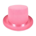 thumbnail image 1 of yuksok Chapeau Haut-de-Forme Accessoire de Costume de Majordome pour Performance sur Scène Festival Jeu de Rôle Rose, 1 of 9