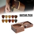 thumbnail image 3 of Guitar Pick Wooden Guitar Picks Holder Personalized Guitar Pick Case Box :ψ U0Q7, 3 of 8