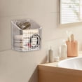 thumbnail image 1 of PRETXORVE Storage Organizer Wall Mounted Shower Rack Bathroom Shelf Transparent Adhesive Hanging Suitable for Bathroom Kitchen Cabinet Showe, 1 of 6