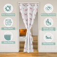 thumbnail image 2 of Erosebridal Bowknot Door Curtain Panel 52x84 for Teens, Princess Ribbon Room Divider Curtain, Cartoon Decor, 2 of 5