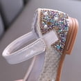 thumbnail image 4 of FhsagQ Slippers Girls Slippers Size 2 Silver Girls' Shoes Spring and Autumn Colored Diamond Bow Knot Small Medium and Large Children's Dance Shoes Performance Shoes 15, 4 of 9