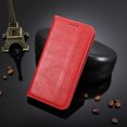 thumbnail image 5 of Compatible with Motorola Moto G Pure Case Magnetic Closure Vintage Pattern PU Leather Wallet Cover with Card Slots-Red, 5 of 5