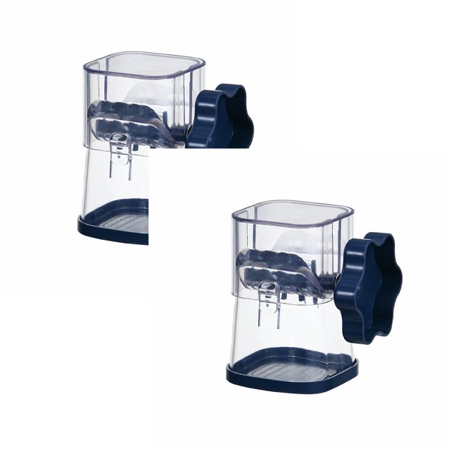 Oleegame 2PC SALUTUY Manual Nut Chopper Multifunctional Nut Grinder Nut Dry Fruit Cutter And Slicer Chopper Sturdy For Pecans For Hazelnuts For Kitchen Blue