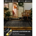 thumbnail image 4 of Outdoor Rug x RV Camping Mat Outdoor CarpetPatio Camper Backyard Rug with Led Strip Light Reversible Geometric Picnic Deck Proch Balcony Foldable Rugs &, 4 of 6