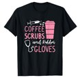 thumbnail image 1 of AALJY Coffee Scrubs And Rubber Gloves Medical Nurse Doct, 1 of 5