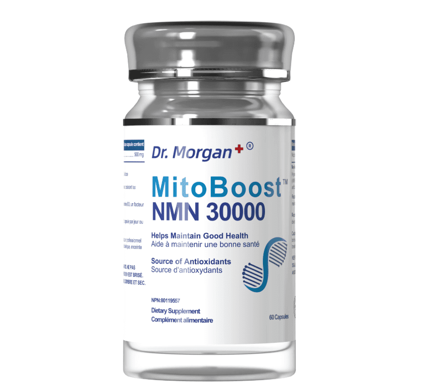 Dr. Morgan+ MitoBoost NMN 30000 60 Capsules Made in Canada