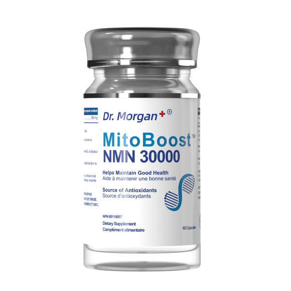 Dr. Morgan+ MitoBoost NMN 30000 60 Capsules Made in Canada