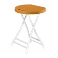 thumbnail image 3 of Folding Stool High Stool Camp Stool Furniture Round Stool Camping Chair Foldable orange, 3 of 9