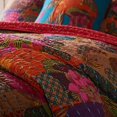 thumbnail image 3 of Greenland Home Jewel Quilt Set, 4-Piece Twin, Red, 3 of 5