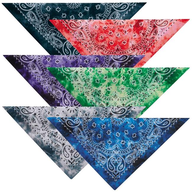 Tie Dye Bandana, Red