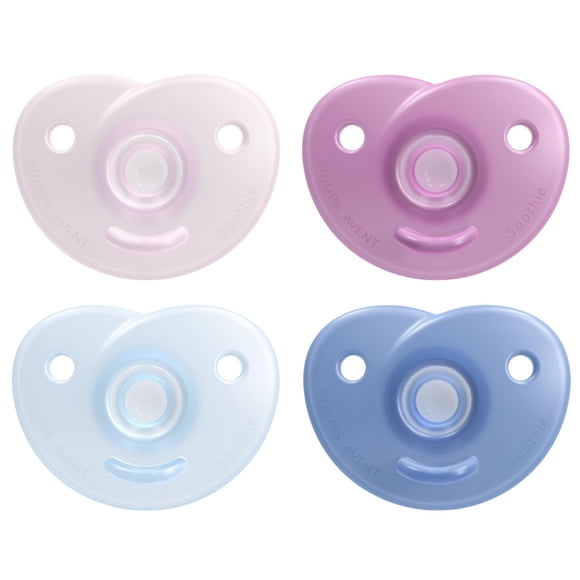 Philips Avent Soothie Heart Pacifier 0-3m, mixed case, 2 pack, SCF099/00