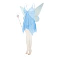thumbnail image 2 of SUNSIOM Ensemble de Costume Fairy pour Femmes Robe Caraco en Dentelle et Maille Fairy Ailes Baguette Bas à Paillettes Ensemble 4 Pcs, 2 of 8