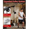 thumbnail image 2 of YUSAZENS Carbon Steel Wall Mount High Pull Training Rack Single Color Design Home Gym Back Muscle Workout Fitness Gear Black, 2 of 7