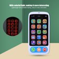 thumbnail image 3 of Baby Play Phone, Portable Educational Toy Phone Multifunctional Learn Counting With Music And Light For Birthday Gifts For English Instruction, 3 of 8