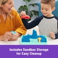 thumbnail image 4 of Kinetic Sand Sandbox Set with Blue Sand, Tools & Storage, 4 of 9