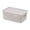 White, variant on Bwiyojiz Storage & Organization Plastic Hollow Woven Basket with Lid for Toys Books and Sundries Suitable Shelves Drawers Desktops Game Rooms Classroom Offices, Black, Gifts for Sisters