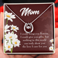 thumbnail image 3 of To Mom Nothing in World Lucky Horseshoe Necklace Message Card 14k w CZ Crystals, 3 of 7