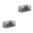 thumbnail image 4 of Baohd 1 32 Parking Lot Model Car Diecast Garage for Diorama Collection Background Impressive and Lifelike Type 32008 2Set, 4 of 6