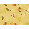 thumbnail image 1 of Ahgly Company Machine Washable Indoor Rectangle Transitional Bold Yellow Area Rugs, 3' x 5', 1 of 7