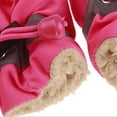 thumbnail image 3 of Winter Warm Lined Dog Boots Adjustable Drawstring Protectors For Small Medium Puppy Indoor Outdoor Use 4PCS, 3 of 6