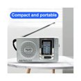 thumbnail image 5 of BC-R2048 Mini Radio Pocket Size Telescopic Antenna Battery Powered Portable AM FM Radio for Elder-Silver Gray, 5 of 5